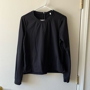 lululemon athletica Black Long Sleeve Pullover Top